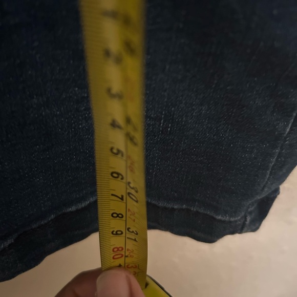 Guess Blue Denim Mini Dress with Polo Collar and Cap Sleeves - Picture 4 of 4